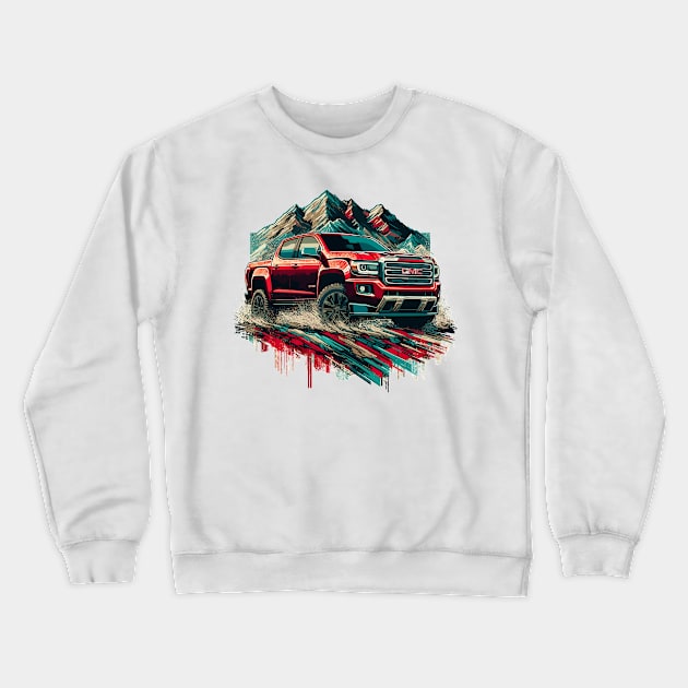 GMC Canyon Crewneck Sweatshirt by Vehicles-Art